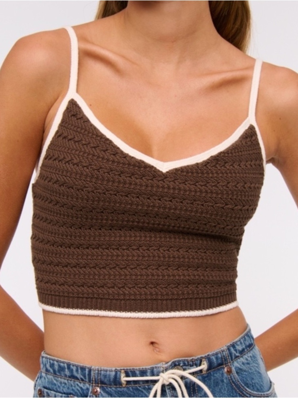 Abercrombie & Fitch Crochet Style Bra Top
